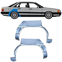 Sidovägg hjulhuskant för Audi 100 C3 1982-1990 / Vänster+Höger / Set 9993