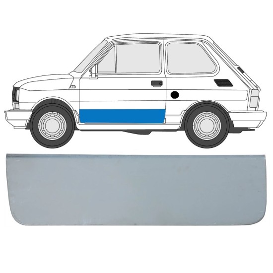 Dörreparationspanel för Fiat 126p 1972-2000 / Vänster 17261