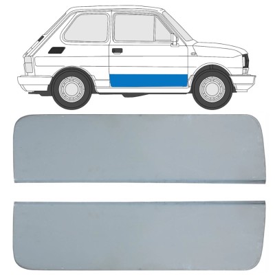 Dörreparationspanel för Fiat 126p 1972-2000 / Vänster+Höger / Set 17262
