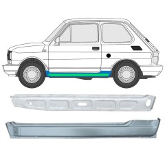 Reparationspanel för inre och yttre tröskel för Fiat 126p 1972-2000 / Vänster / Set 11717