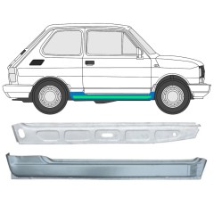Reparationspanel för inre och yttre tröskel för Fiat 126p 1972-2000 / Höger / Set 11716