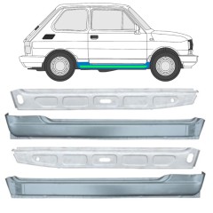 Reparationspanel för inre och yttre tröskel för Fiat 126p 1972-2000 / Set 11718