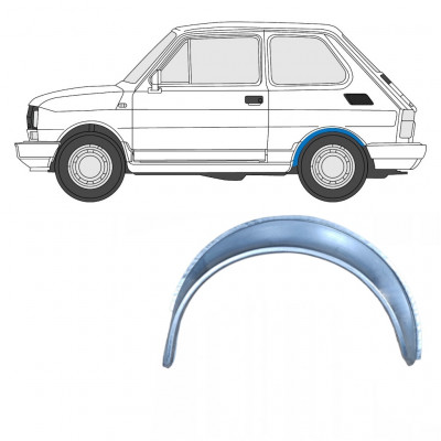 Sidovägg hjulhuskant för Fiat 126p 1972-2000 / Vänster 7580