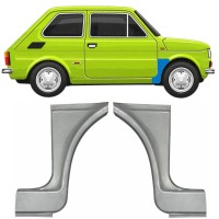 Reparationspanel till framskärm för Fiat 126p 1972-1994 ST/FL / Vänster+Höger / Set 11219