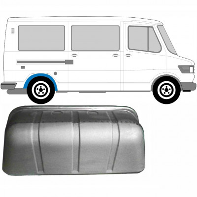 Hjulhus reparationsplåt för Mercedes T1 1977- / Vänster = Höger (symmetrisk) 6825