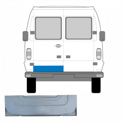 MERCEDES T1 1977-1996 INRE BAKRE DÖRRPANELEN / VÄNSTER