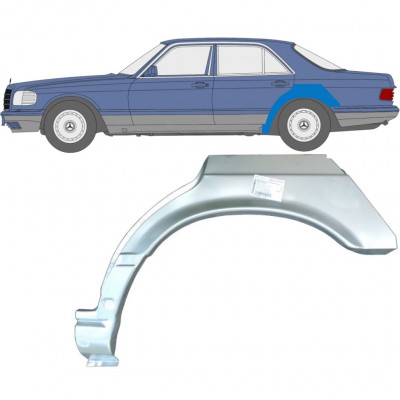 MERCEDES S-CLASS 1979-1991 REPARATION AV BAKSKÄRM / VÄNSTER