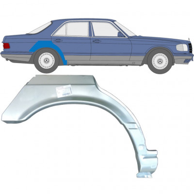 Sidovägg hjulhuskant för Mercedes S-class 1979-1991 / Höger 6737