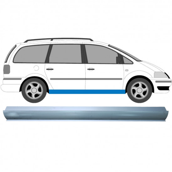 VW SHARAN F GALAXY 1995-2010 TRÖSKELPLÅT / HÖGER = VÄNSTER