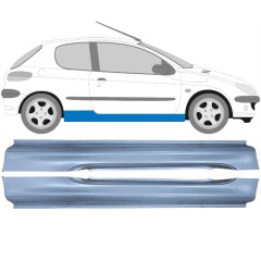 Tröskelplåt för Peugeot 206 206+ 1998-2012 / Vänster+Höger / Set 9248