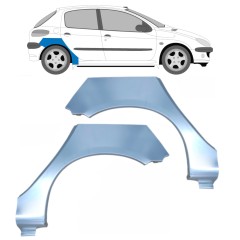 Sidovägg hjulhuskant för Peugeot 206 206+ 1998-2012 / Vänster+Höger / Set 9670
