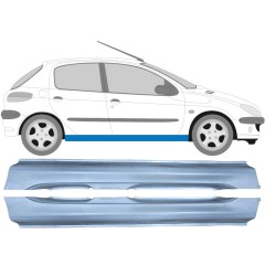 Tröskelplåt för Peugeot 206 206+ 1998-2012 / Vänster+Höger / Set 9247
