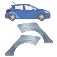 Sidovägg hjulhuskant för Peugeot 208 2012-2019 / Vänster+Höger / Set 16318