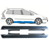 Tröskelplåt för Peugeot 307 2001-2008 / Vänster+Höger / COMBI / Set 16969