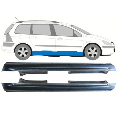 Tröskelplåt för Peugeot 307 2001-2008 / Vänster+Höger / COMBI / Set 16969