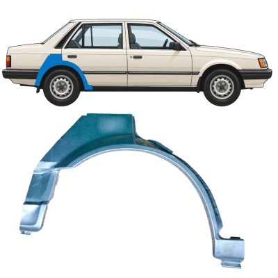 Sidovägg hjulhuskant för Mazda 323 BF 1985-1989 / Höger 12956