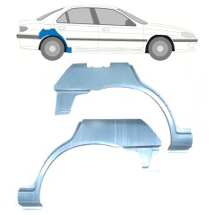Sidovägg hjulhuskant för Peugeot 406 1995-2004 / Vänster+Höger / Set 9338