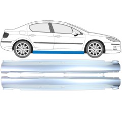 Tröskelplåt för Peugeot 407 2004-2011 / Vänster+Höger / Set 16273