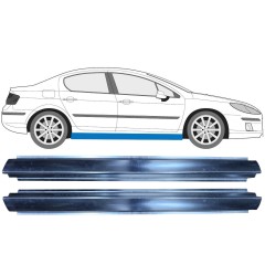 Tröskelplåt reparationspanel för Peugeot 407 2004-2011 / Vänster+Höger / Set 9413