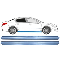 Tröskelplåt reparationspanel för Peugeot 508 2010-2018 / Vänster+Höger / Set 11448
