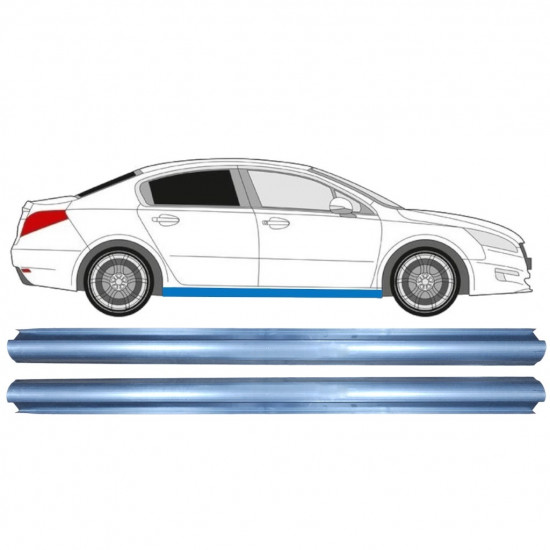 Tröskelplåt reparationspanel för Peugeot 508 2010-2018 / Set 11448