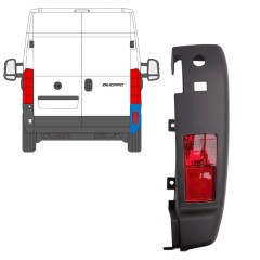 Bak hörn stötfångare med lampa för Fiat Ducato 2006-2018 / Höger / Set 10077