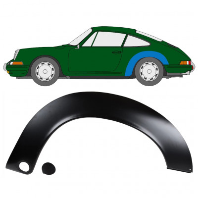 Sidovägg hjulhuskant för Porsche 911 1964-1974 / Vänster 12709