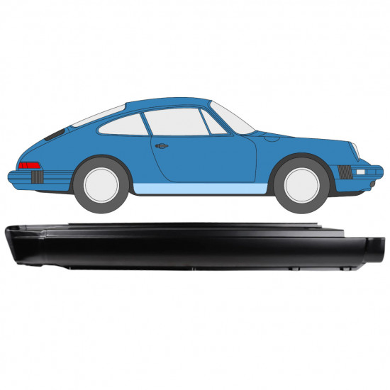 Tröskelplåt för Porsche 911 1974-1989 / Höger 12714