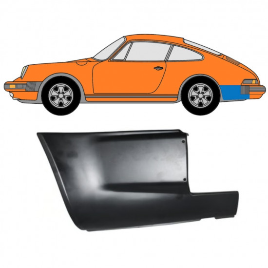 Sidovägg hjulhuskant för Porsche 911 1974-1989 / Vänster 12719 Sidovägg hjulhuskant för Porsche 911 1974-1989 / Vänster 12719