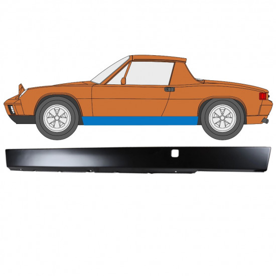 Tröskelplåt för Porsche 914 1969-1976 / Vänster 12734