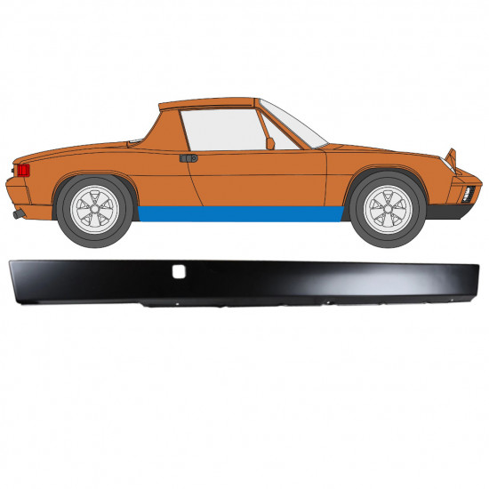 Tröskelplåt för Porsche 914 1969-1976 / Höger 12733