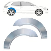 Sidovägg hjulhuskant för Audi A3 8P 2003-2012 / Vänster+Höger / Set 16321