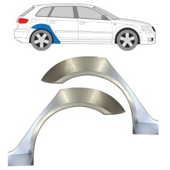Sidovägg hjulhuskant för Audi A3 8P 2003-2012 / Vänster+Höger / Set 15210