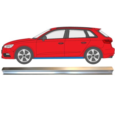 Nedre tröskelplåt reparationspanel för Audi A3 8V 2012-2020 / Vänster 14993