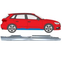 Tröskelplåt för Audi A3 8V 2012-2020 / Höger / HATCHBACK 17283