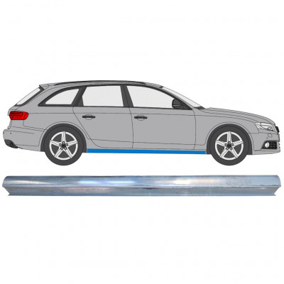 Tröskelplåt reparationspanel för Audi A4 B8 2007-2016 / Vänster = Höger (symmetrisk) 7590