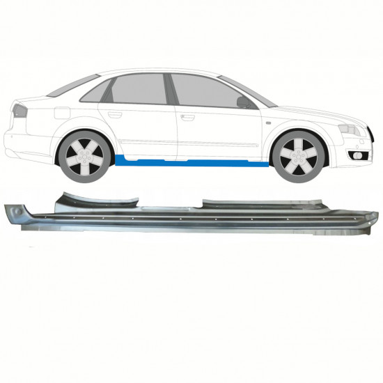 Tröskelplåt reparationspanel för Audi A4 B6 B7 2000-2007 / Höger 8646