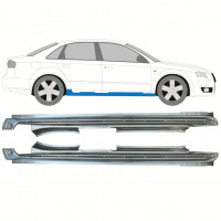 Tröskelplåt reparationspanel för Audi A4 B6 B7 2000-2007 / Vänster+Höger / Set 10336