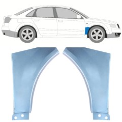 Reparationspanel till framskärm för Audi A4 B6 2000-2004 / Vänster+Höger / Set 9150