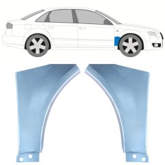 Reparationspanel till framskärm för Audi A4 B7 2004-2007 / Vänster+Höger / Set 15171