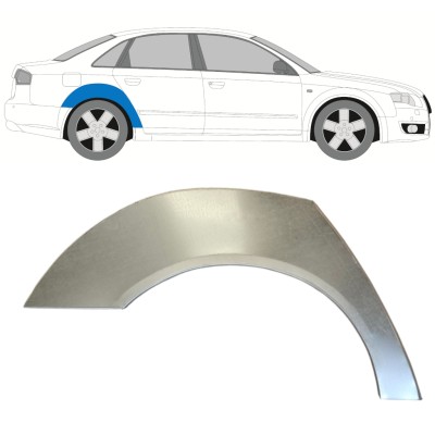 Sidovägg hjulhuskant för Audi A4 B7 2004-2007 / Höger 14743