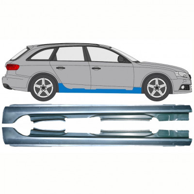 Tröskelplåt reparationspanel för Audi A4 B8 2007-2015 / Vänster+Höger / Set 10587