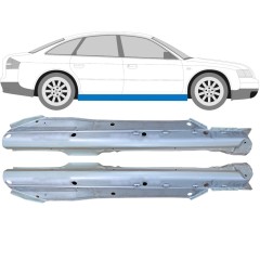 Tröskelplåt för Audi A6 C5 1997-2004 / Vänster+Höger / Set 9119