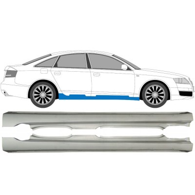 Tröskelplåt för Audi A6 C6 2004-2010 / Vänster+Höger / Set 15035