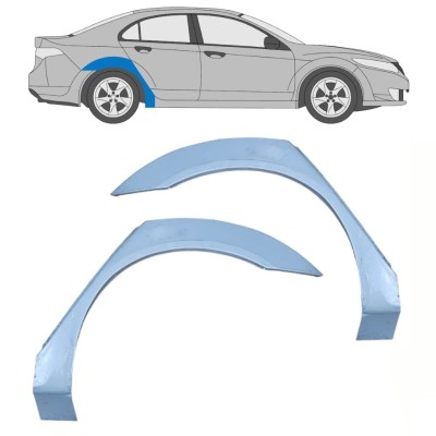 Sidovägg hjulhuskant för Honda Accord 2008-2016 / Vänster+Höger / Set 16289