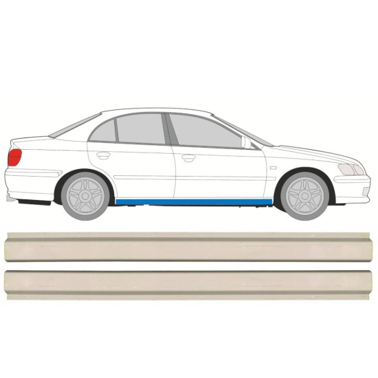 Nedre tröskelplåt reparationspanel för Honda Accord 1998-2002 / Vänster+Höger / Set 16103