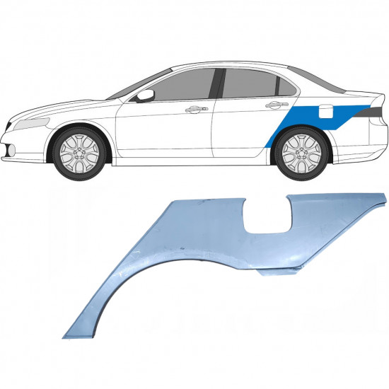 Sidovägg hjulhuskant för Honda Accord 2002-2008  / Vänster / SEDAN 5250