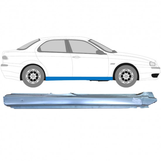 Tröskelplåt för Alfa Romeo 156 1997-2005 / Höger 5399