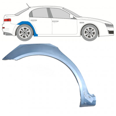 Sidovägg hjulhuskant för Alfa Romeo 159 2005-2012 / Höger 7586