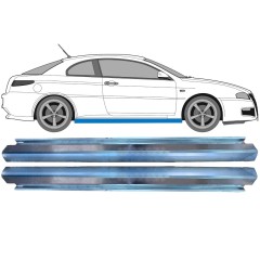 Tröskelplåt reparationspanel för Alfa Romeo GT 2003-2010 / Vänster+Höger / Set 16150